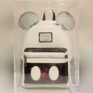 NWT Loungefly Disney Parks Mickey Mouse Space Mountain Cosplay Mini Backpack